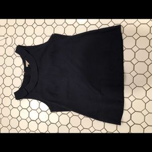 J Crew sleeveless navy top